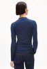 Armedangels Alaania organic basic mock neck - Faded indigo - Thumbnail 5