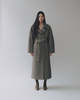 Mijeong Park Handmade Long Wool Coat - Khaki Gray - Thumbnail 2