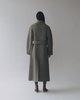 Mijeong Park Handmade Long Wool Coat - Khaki Gray - Thumbnail 5