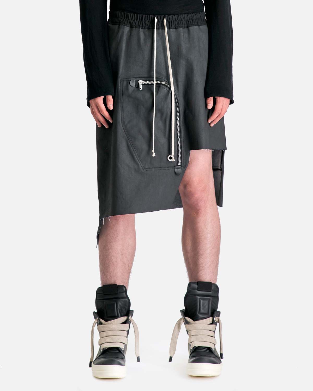 Rick Owens Dracca Skirt - Black | Garmentory