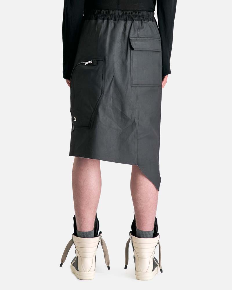 Rick Owens Dracca Skirt - Black | Garmentory