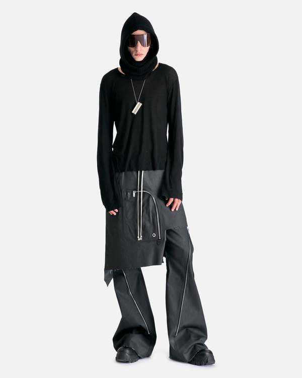 Rick Owens Dracca Skirt - Black | Garmentory