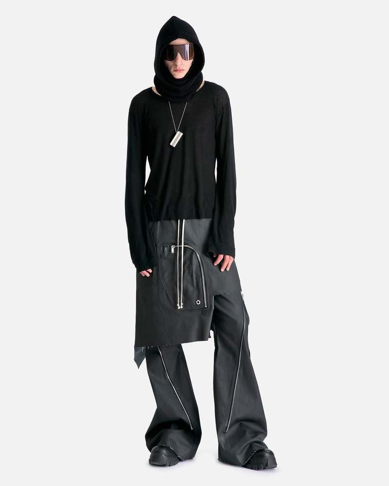 Rick Owens Dracca Skirt - Black | Garmentory