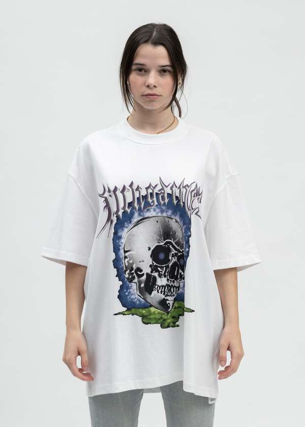 Richgainer Skull T-shirt - White