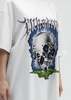 Richgainer Skull T-shirt - White - Thumbnail 4