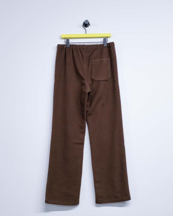 Rier Natural Wool Fleece Trousers - Castoro | Garmentory