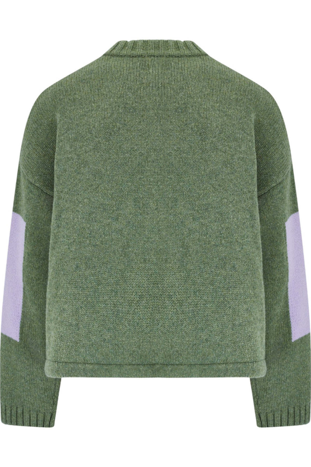 Martine Rose Intarsia Print Sweater - Green | Garmentory