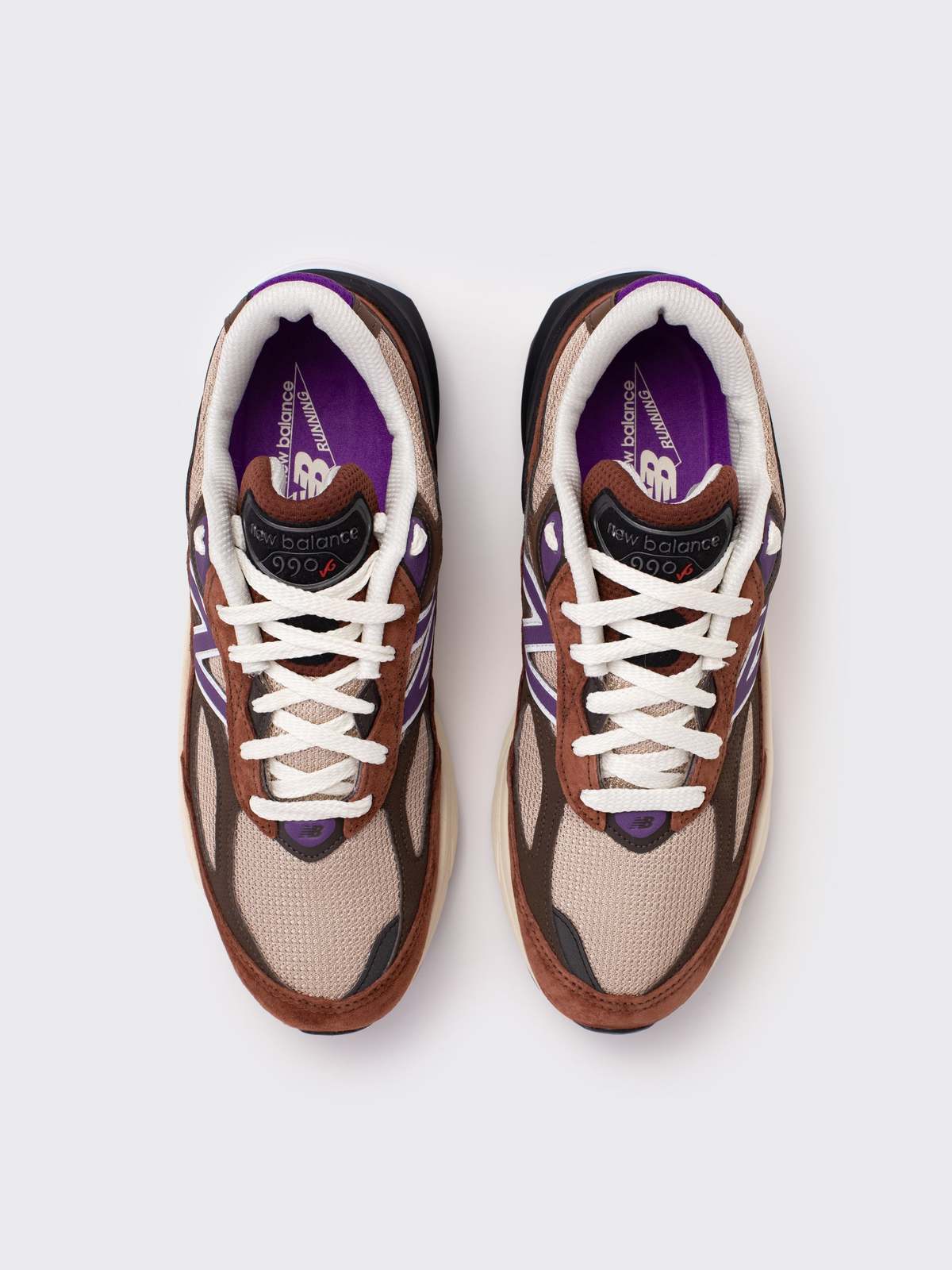 New Balance 990v6 Shoes - Rich Oak Cosmic Grape | Garmentory