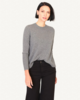 Not Monday Chase Cashmere Crewneck sweater - Steel Grey - Thumbnail 1