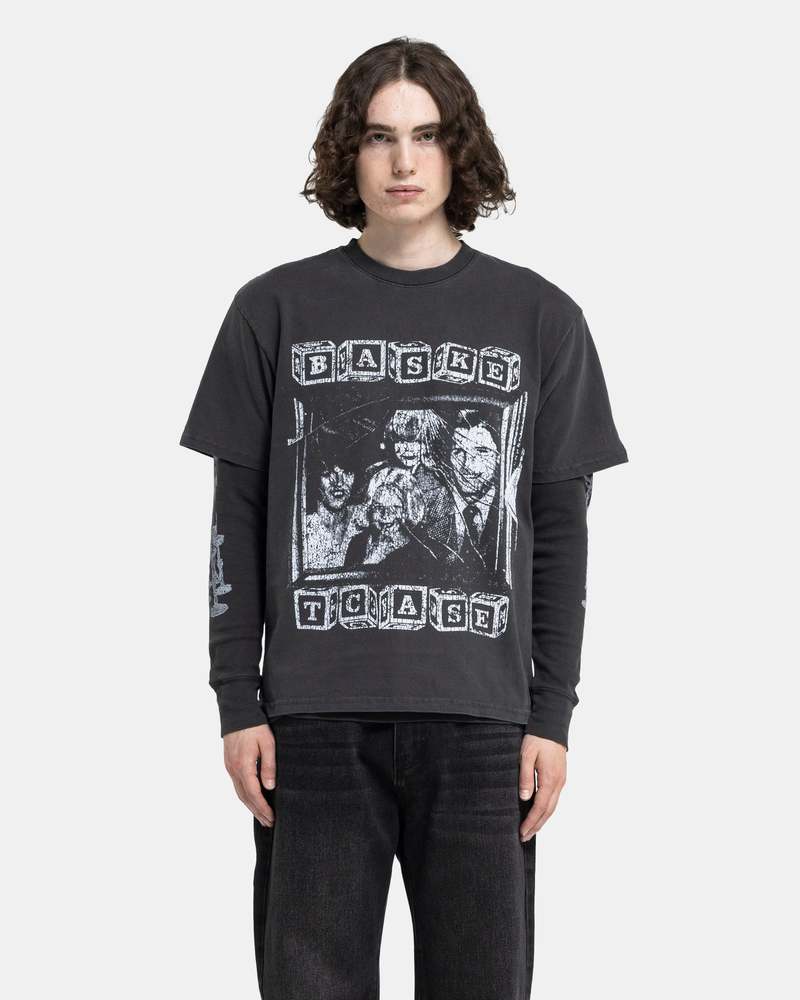 Basket case Tシャツ Happy Family Basketcase Happy Famille T-Shirt - Vintage Black | Garmentory