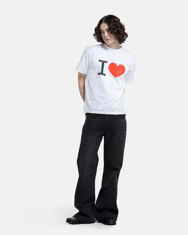 Basketcase I Heart Tee - White | Garmentory