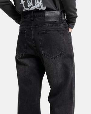 Basketcase Lax Flair Denim - Jet Black | Garmentory