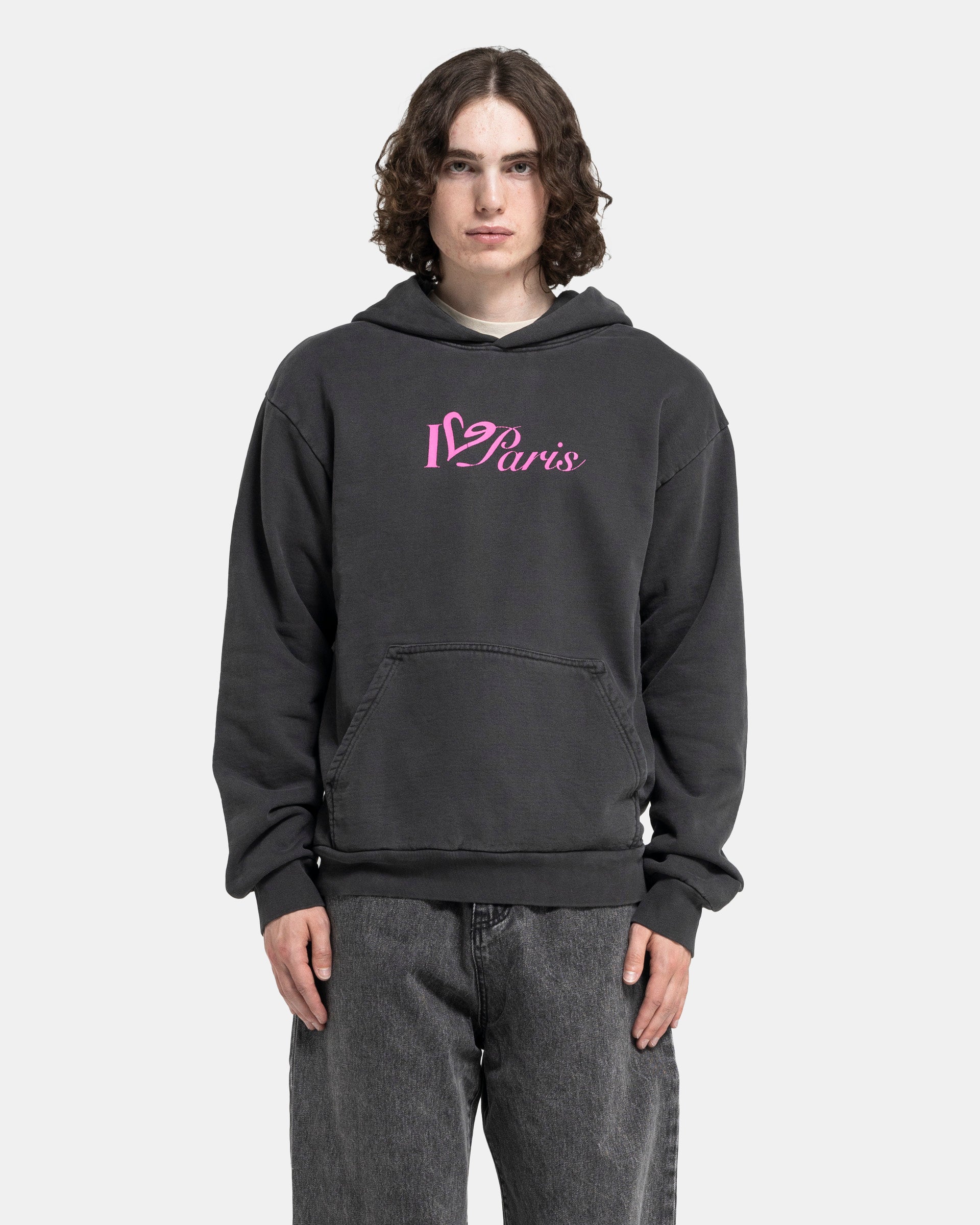 Basketcase Bone Paris Hoodie - Vintage Black | Garmentory
