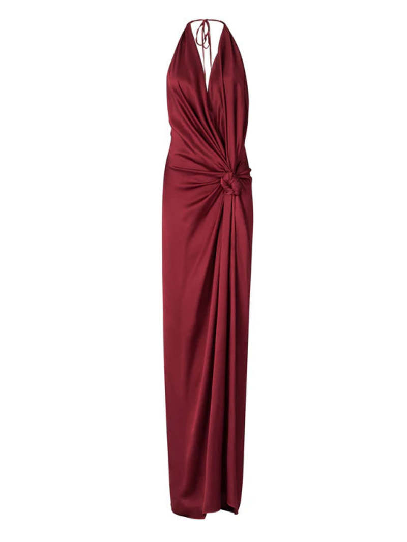 silvia tcherassi burgundy dress WEDTREND Women Burgundy Prom Dress A-Line High-Low Formal Dress with Sequins