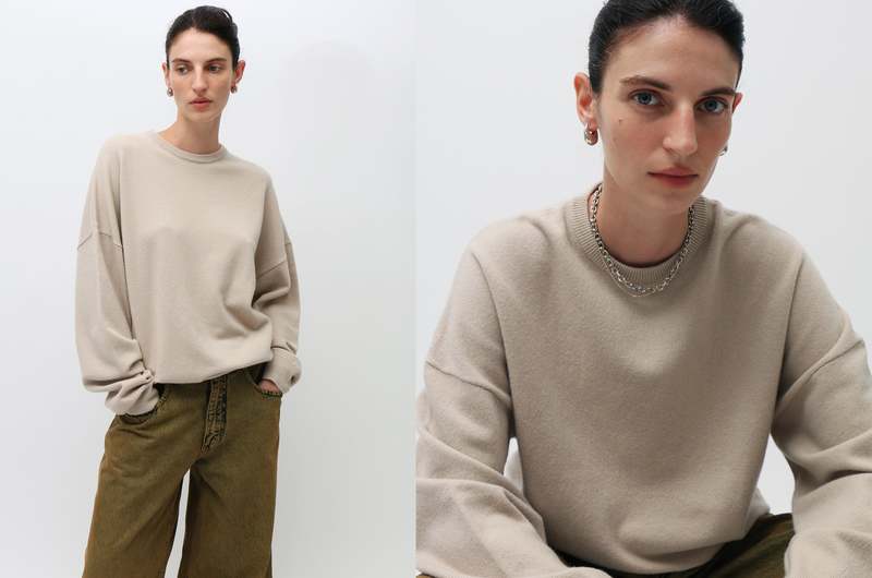 Extreme Cashmere Tes Sweater - Eggshell | Garmentory