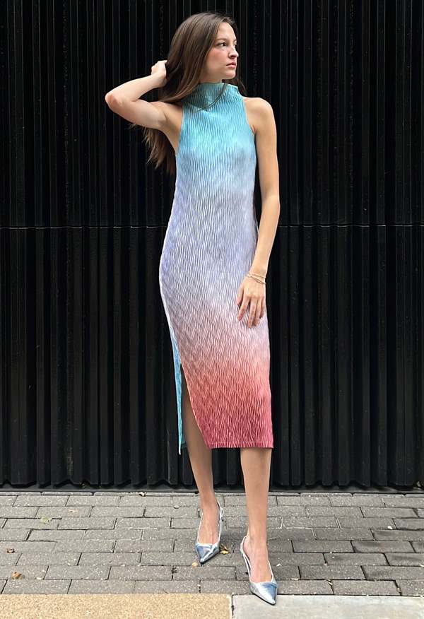 NKC Wave Tank Dress - Gradient Shine | Garmentory