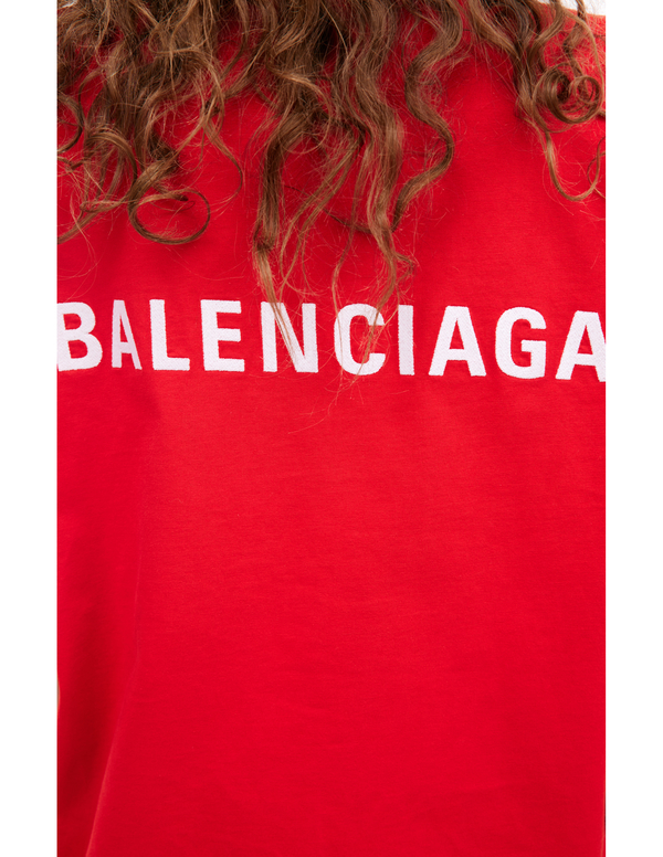 Balenciaga Oversize T-shirt - Red | Garmentory