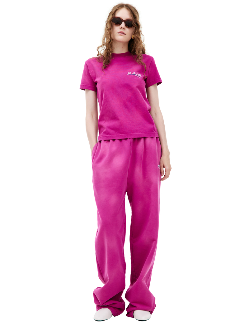 Balenciaga Logo T-shirt - Pink | Garmentory