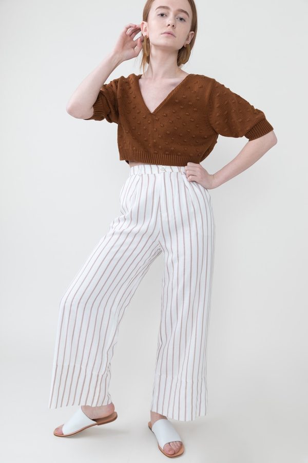 Sancia Carocca Pant in Clay Stripe Sancia Carocca Pant in Clay Stripe