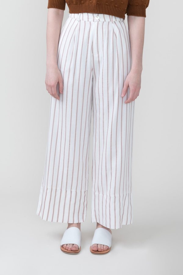 Sancia Carocca Pant in Clay Stripe Sancia Carocca Pant in Clay Stripe