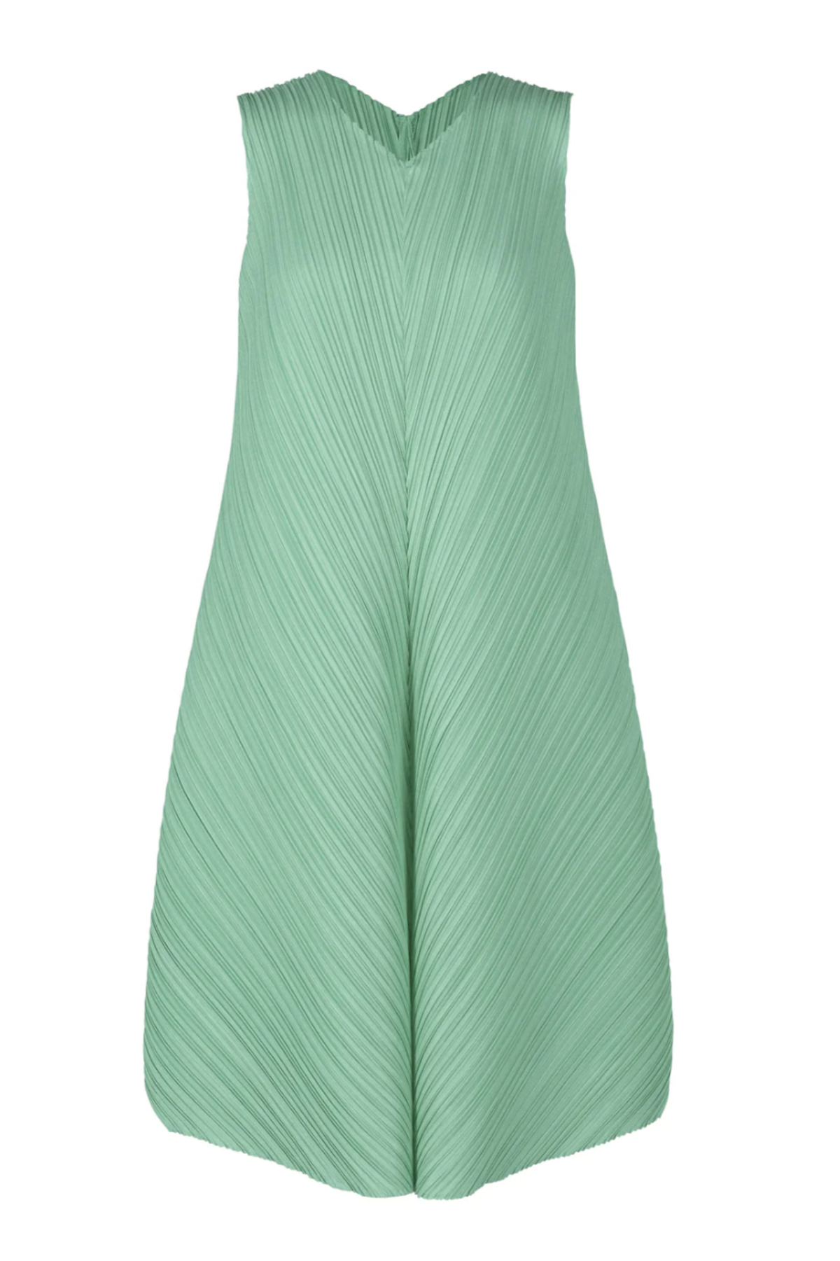Pleats Please by Issey Miyake Mellow Pleats Dress - Steel Green 