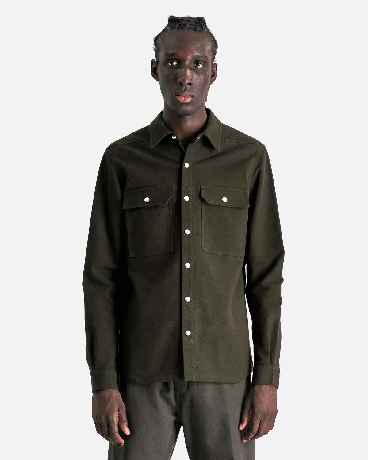 Rick Owens Outershirt - Forest | Garmentory