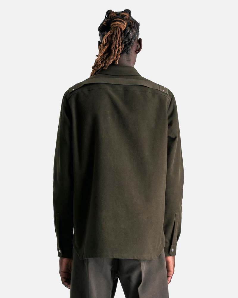 Rick Owens Outershirt - Forest | Garmentory