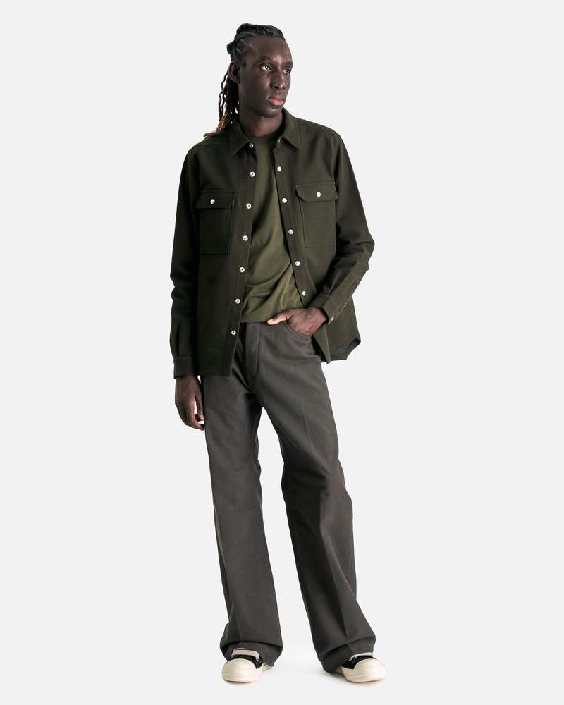 Rick Owens Outershirt - Forest | Garmentory