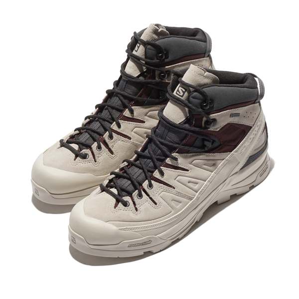 SALOMON X ALP MID LTR GTX Shoes - ALMOND MILK/CATAWBA GRAPE