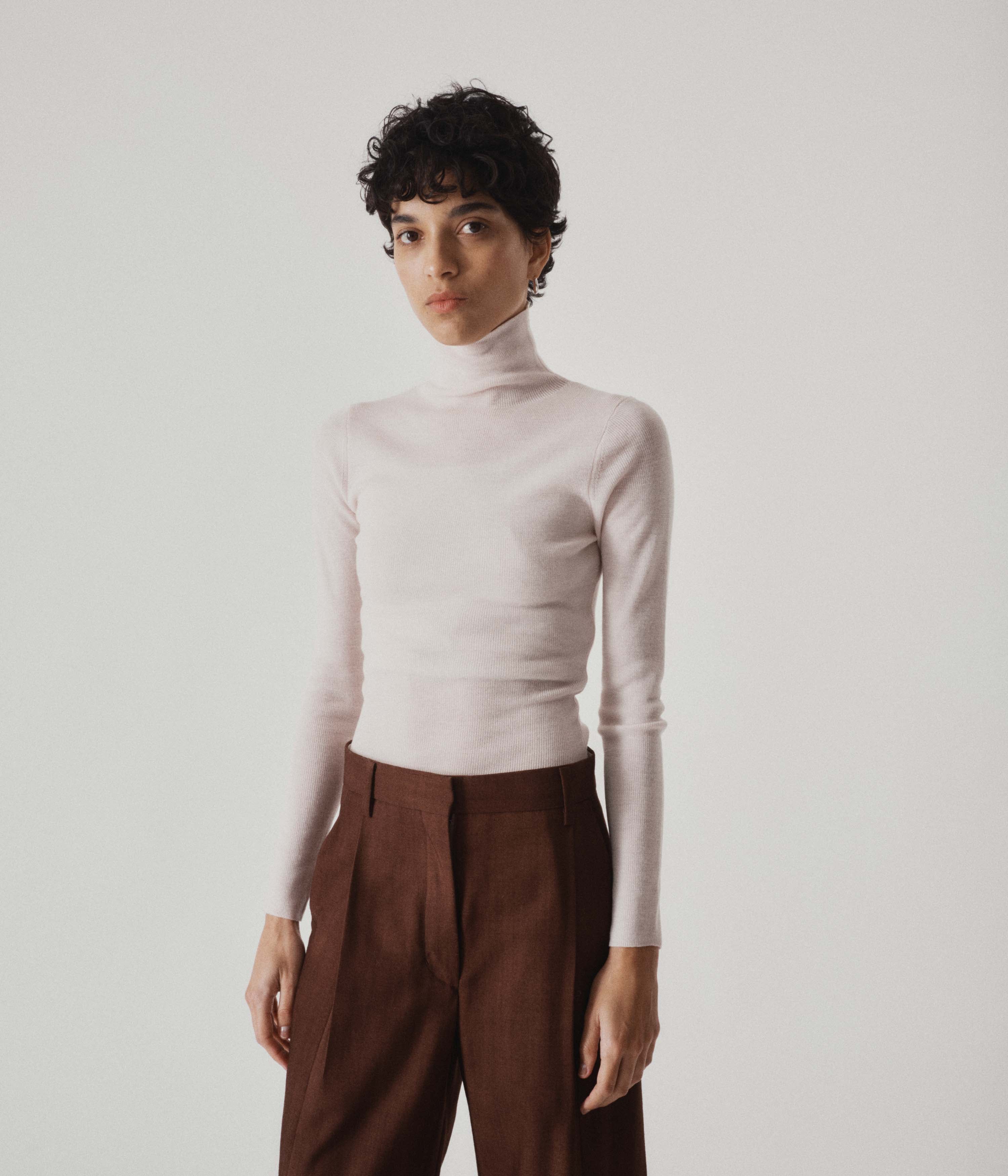 美品✨SAYAKA DAVIS MOHAIR VOLUME KNIT グレー SAYAKA DAVIS モヘアハイネック ニット セーター S トップス