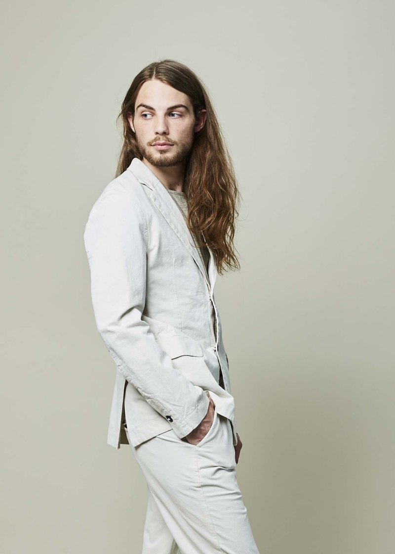 Hannes Roether Men's Vida Cotton Blazer