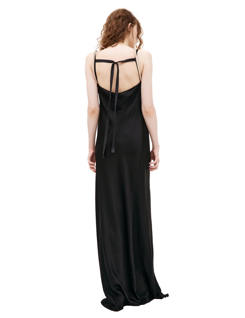 chinese dress ladies MM6 Maison Margiela Slip Dress in Black