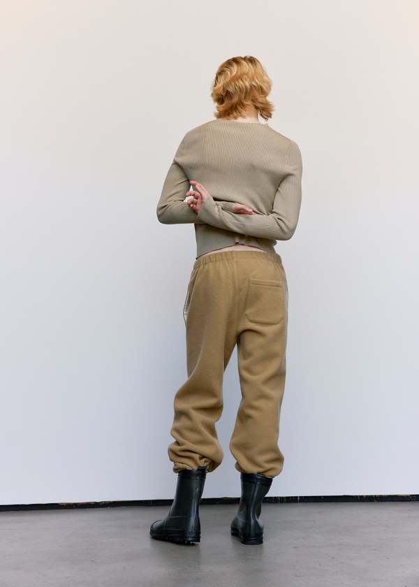 Rier Natural Wool Fleece Trousers - Yuta | Garmentory