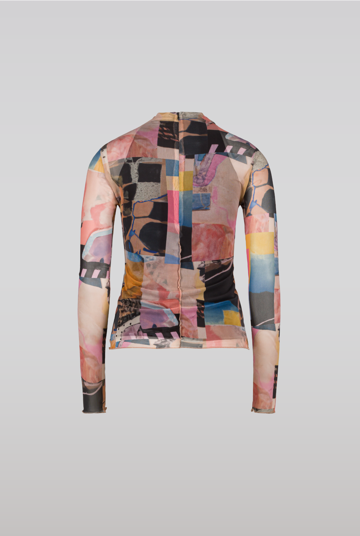 SAEMDI Collage Mesh Top - Image 3 of 3