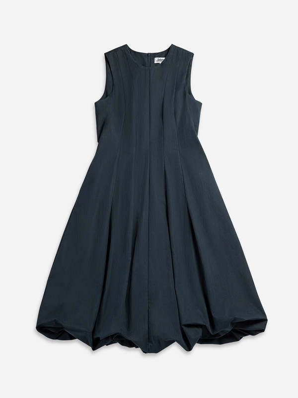 Future Classics Panel Balloon Dress - Navy/Grape Leaf | Garmentory