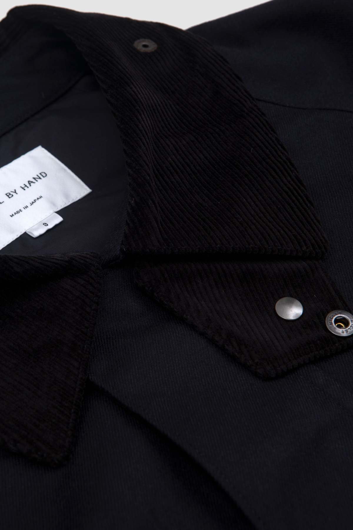 Still By Hand 3 Layer Field Jacket - Black Navy | Garmentory