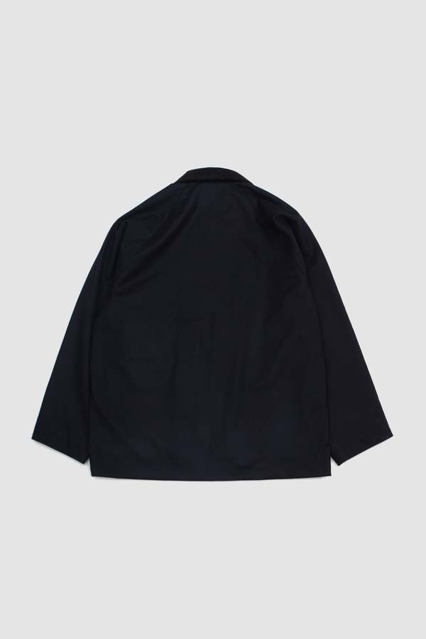 Still By Hand 3 Layer Field Jacket - Black Navy | Garmentory