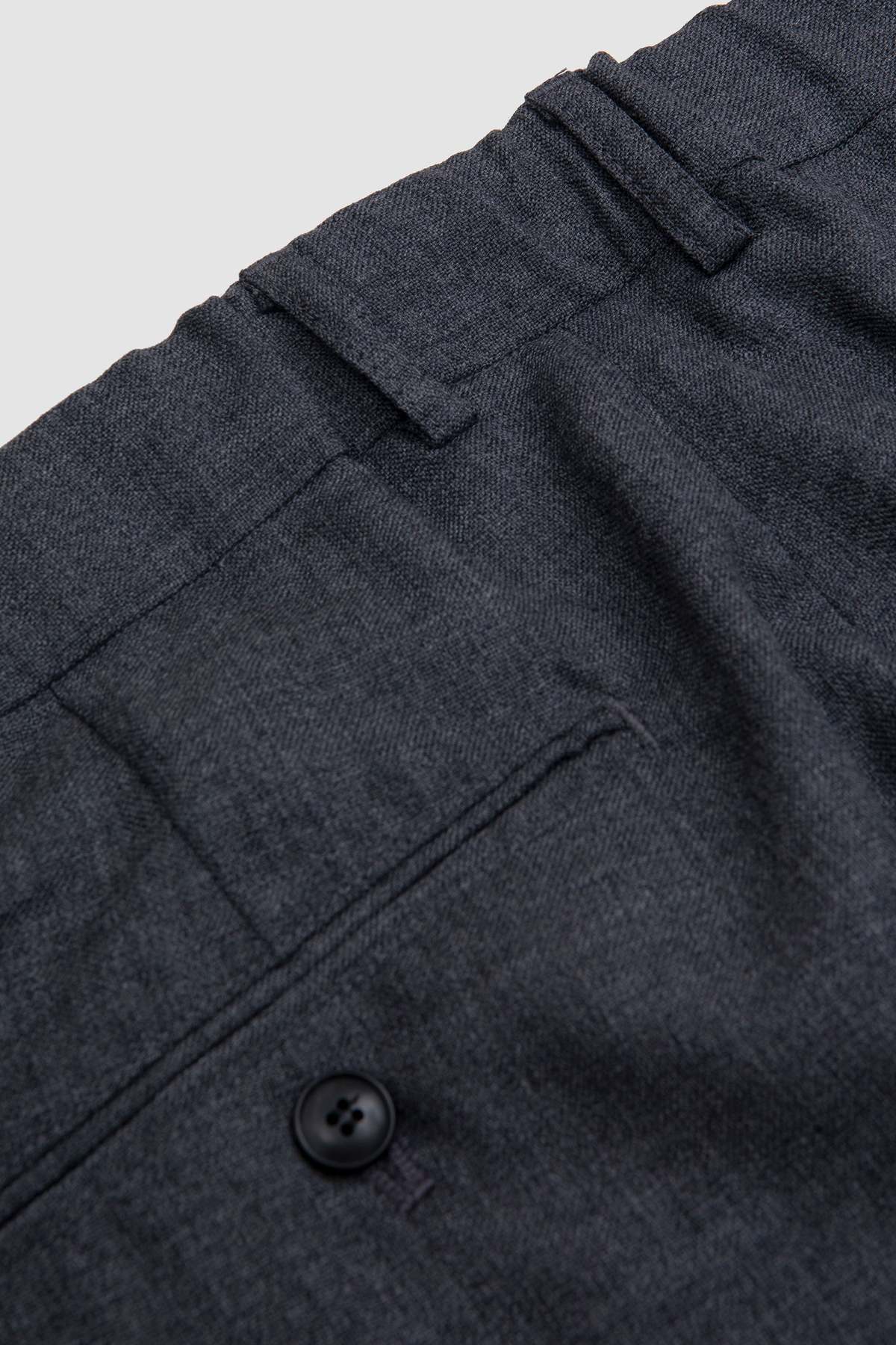 Still By Hand Relaxed Wool Pants - Grey | Garmentory