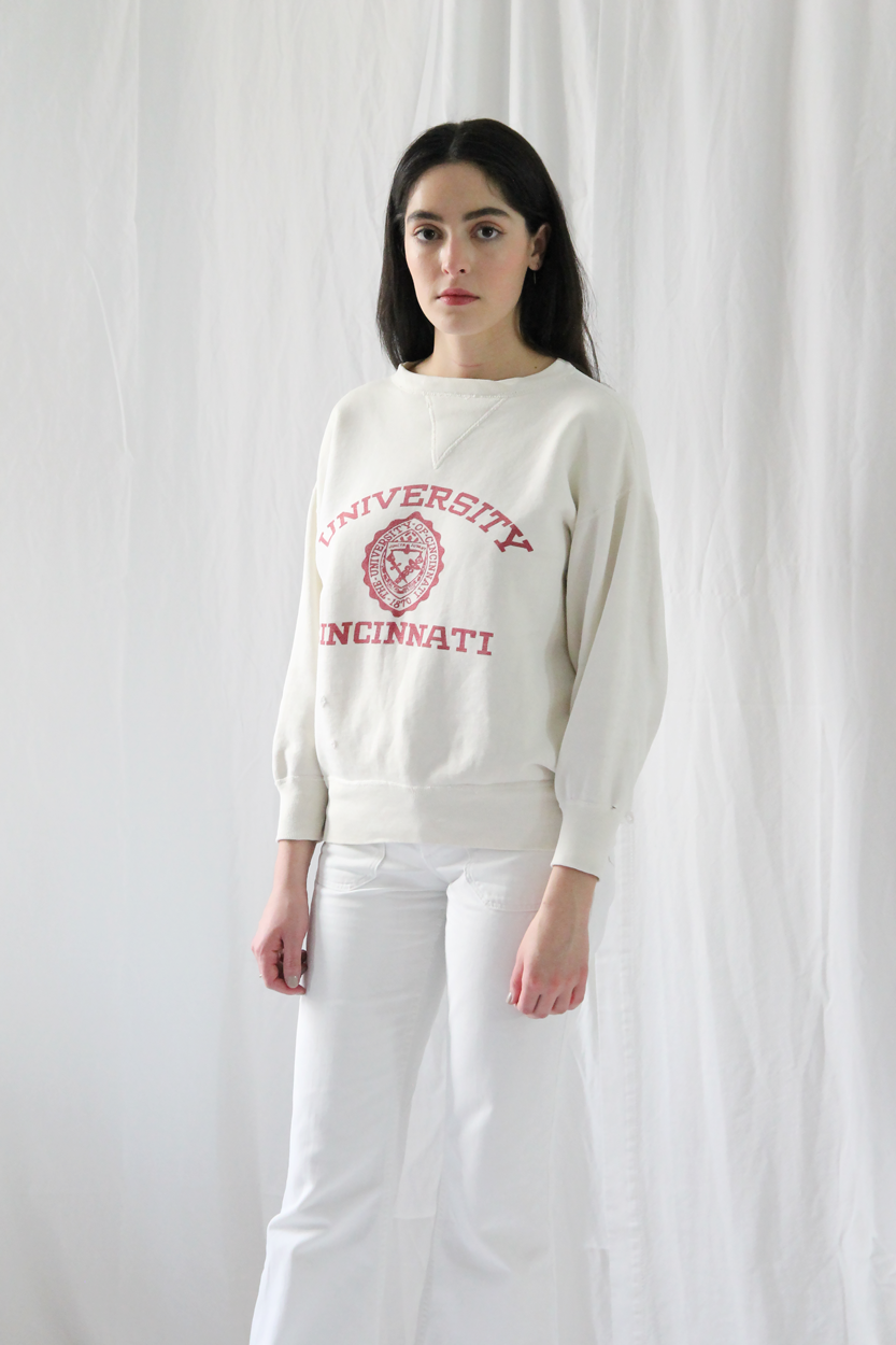 b*.様 60s 前V sweat 60s Sears SPORTSWEAR Front-V Sweatshirt （L） | Wonder Wear