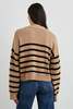 Rails Geneva Cardigan - Camel/Black Stripe - Thumbnail 5