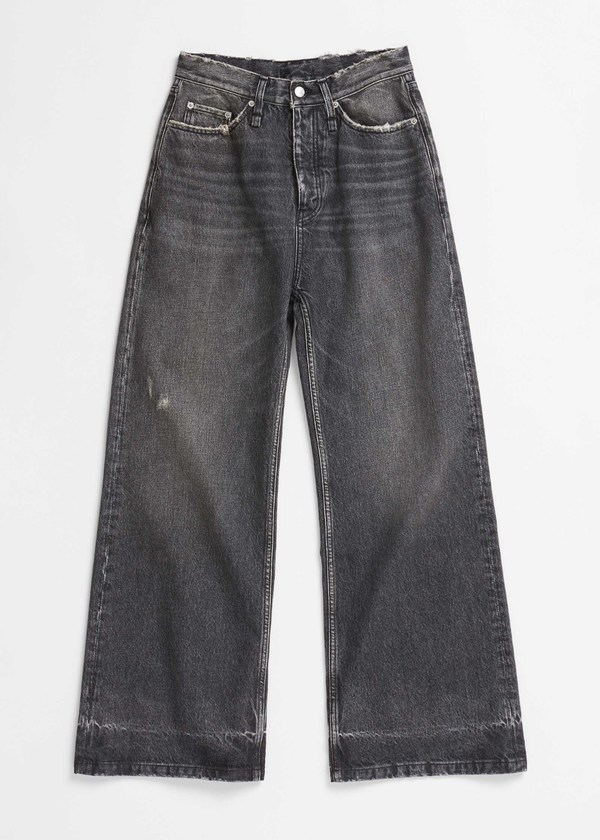 HOPE Flared Jeans - Distressed Black