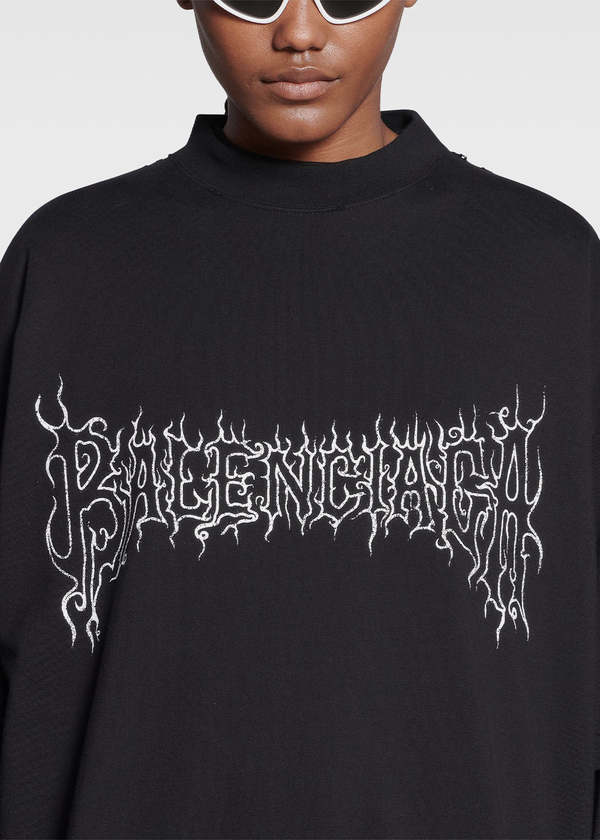 Balenciaga Darkwave T-Shirt - BLACK/WHITE | Garmentory