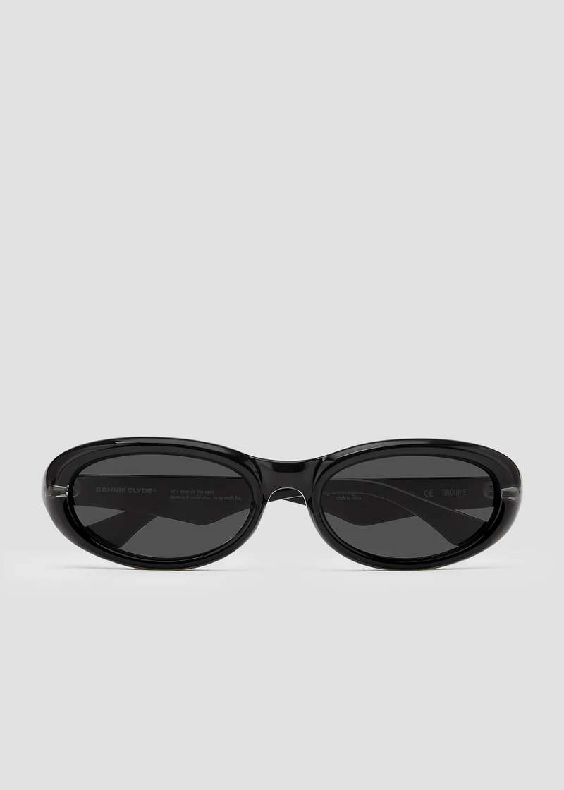 Bonnie Clyde Groupie Sunglasses - Black/Black | Garmentory