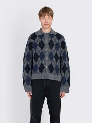 Our Legacy Evening Polo - Soft Duke Argyle | Garmentory