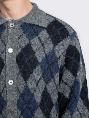 Our Legacy Evening Polo - Soft Duke Argyle | Garmentory