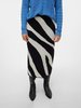CHANCE & FATE NANCY KNITTED SKIRT - BLACK/WHITE - Thumbnail 2