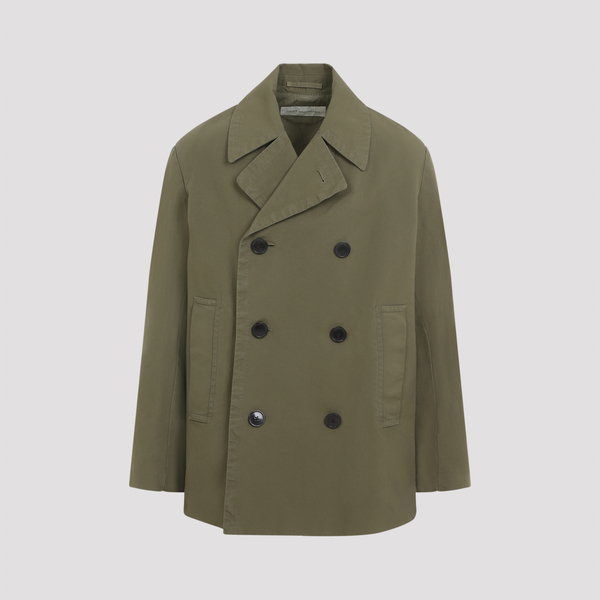 Dries Van Noten Razel Short Coat - Khaki | Garmentory