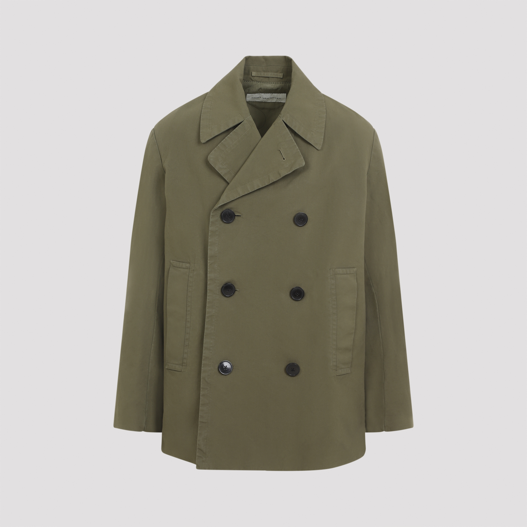 Dries Van Noten Razel Short Coat - Khaki | Garmentory