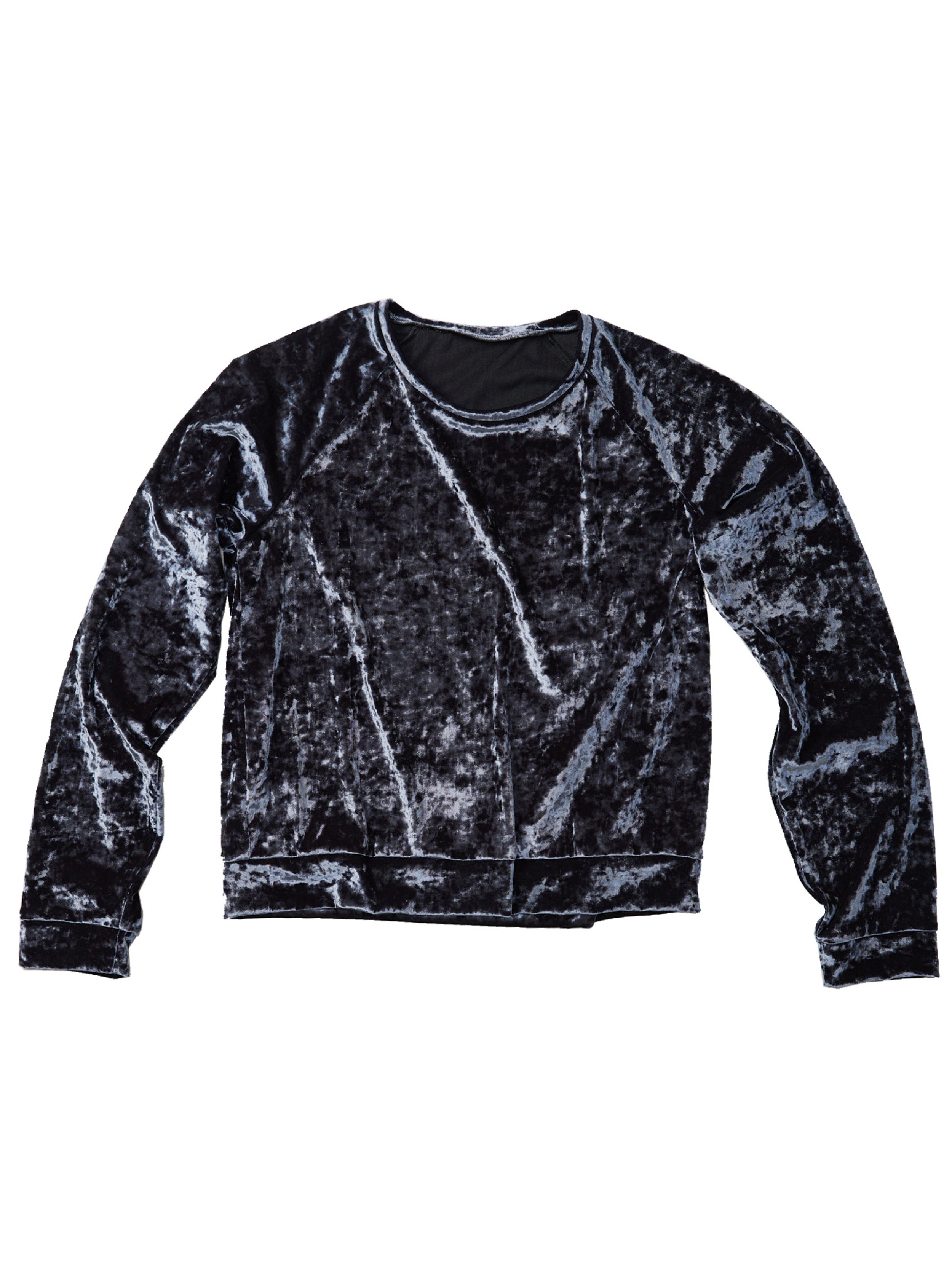 Simone Wild Hammered Velvet Raglan Sweater | Garmentory