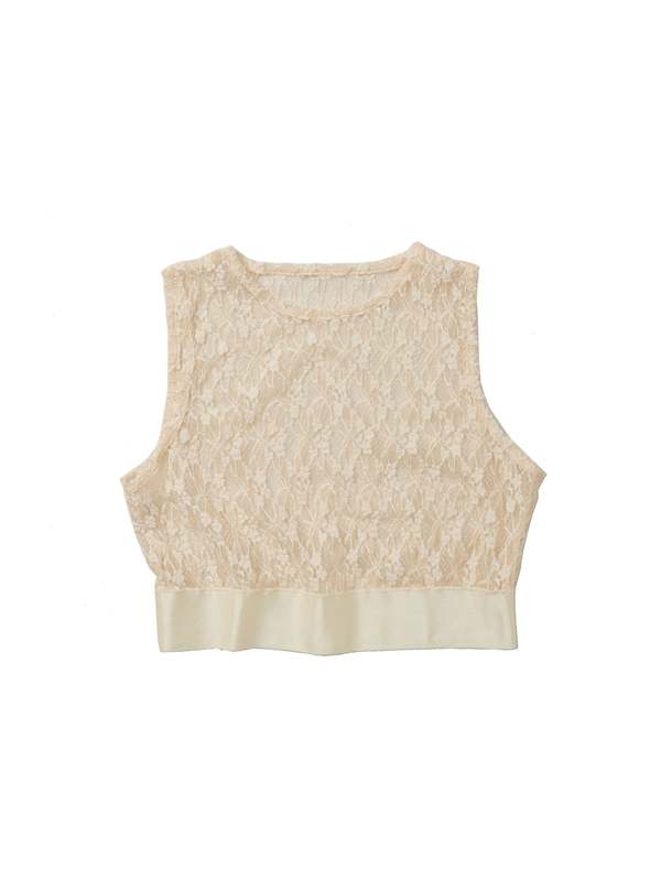 Simone Wild Lace Bustier - Ivory
